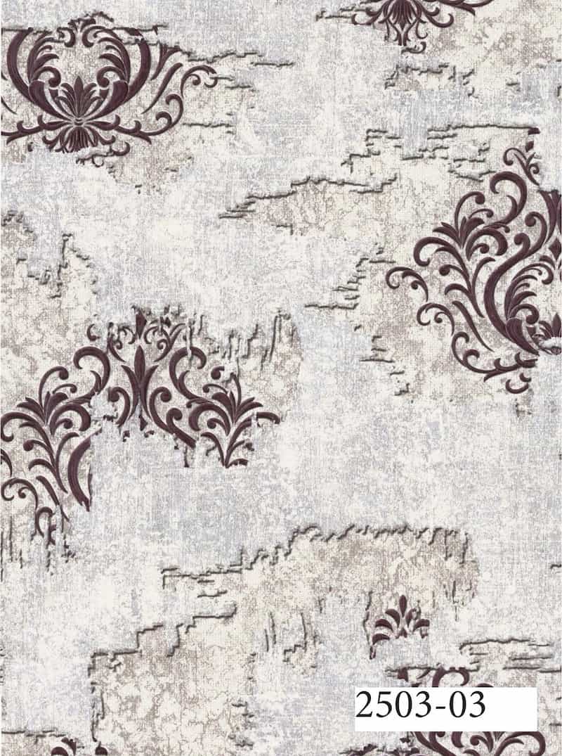 Odessa Duvar Kağıdı 2503-03, klasik desenleriyle hem modern hem geleneksel dekorasyonlara uyum sağlar.