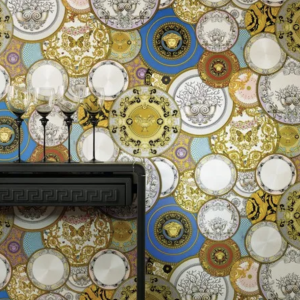 Versace VI Renkli Barok Duvar Kağıdı Modelleri