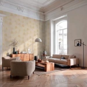 Cuba 2 Duvar Kağıdı 79160-1 Salon Uygulaması Hardal Sarı
