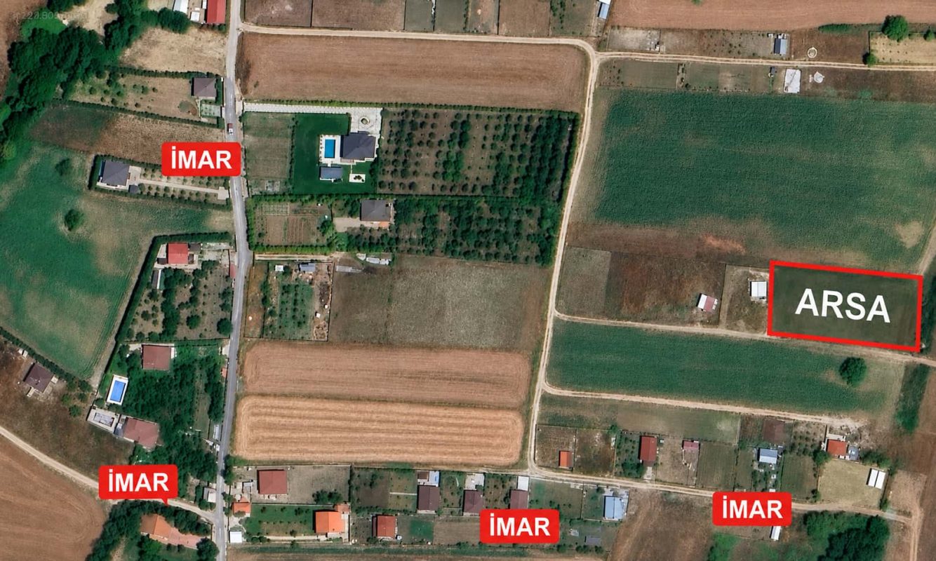 İmar Planının Dibinde 1.894 m² Satılık Hisseli Tarla