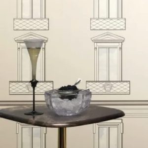 Versace VI 79132-2 Krem Salon Duvar Kağıdı Uygulaması