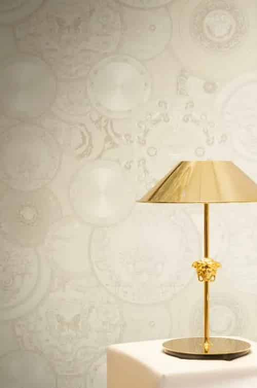 Versace VI Krem Duvar Kağıdı Modelleri