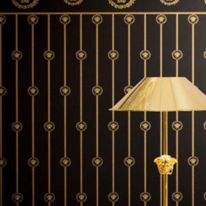 Versace VI Siyah Altın Duvar Kağıdı Modelleri