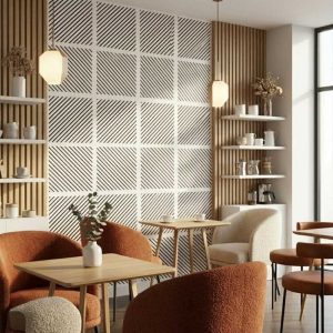 Diagonal Çizgi Desenli Minimalist Duvar Kağıdı YD-04042