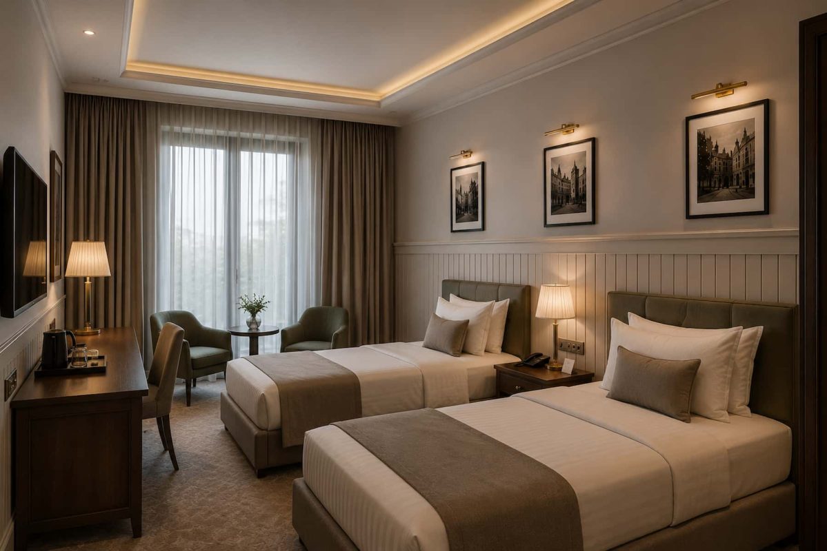 Amerikan Duvar Paneli Otel Odası Dekorasyonu