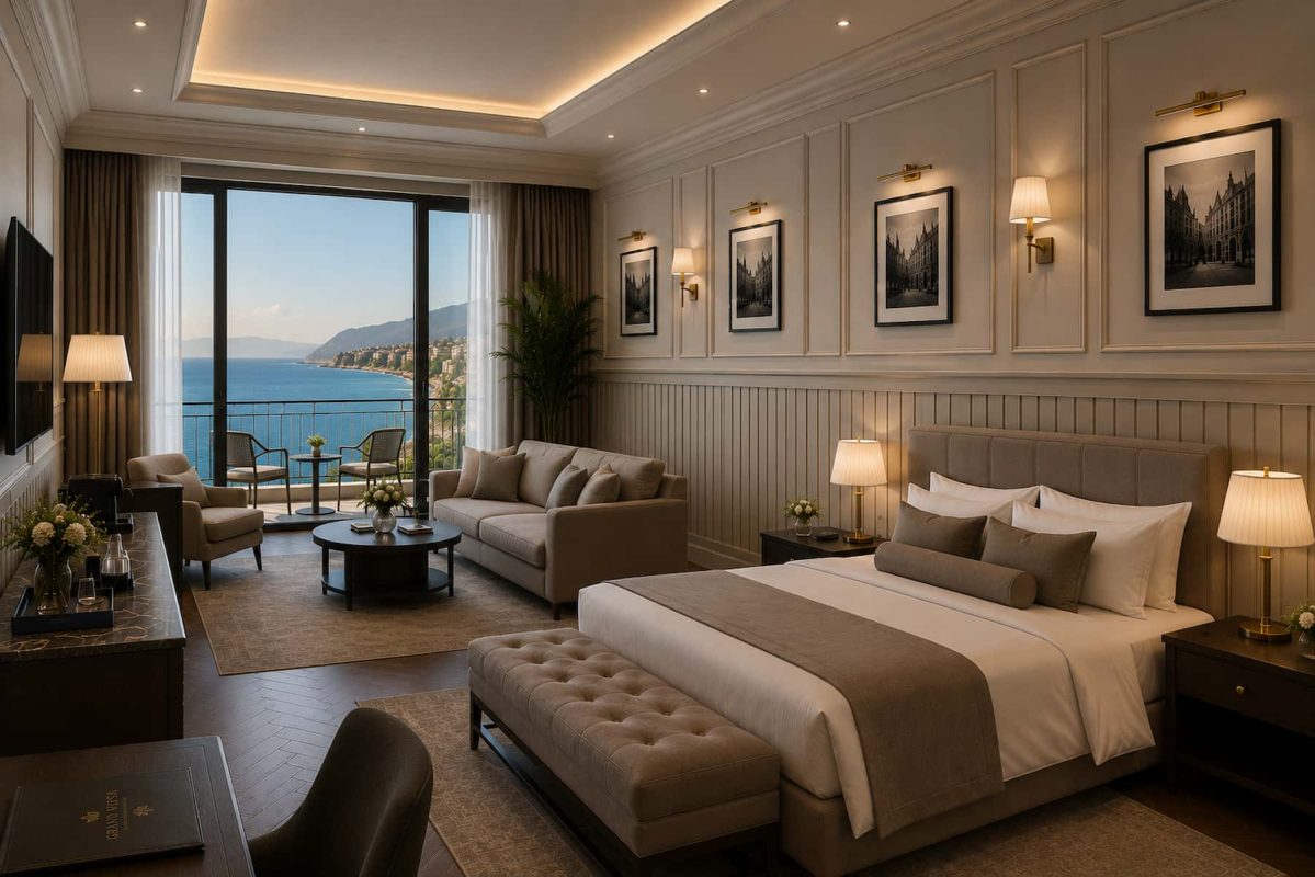 Amerikan Duvar Paneli Otel Odası Dekorasyonu