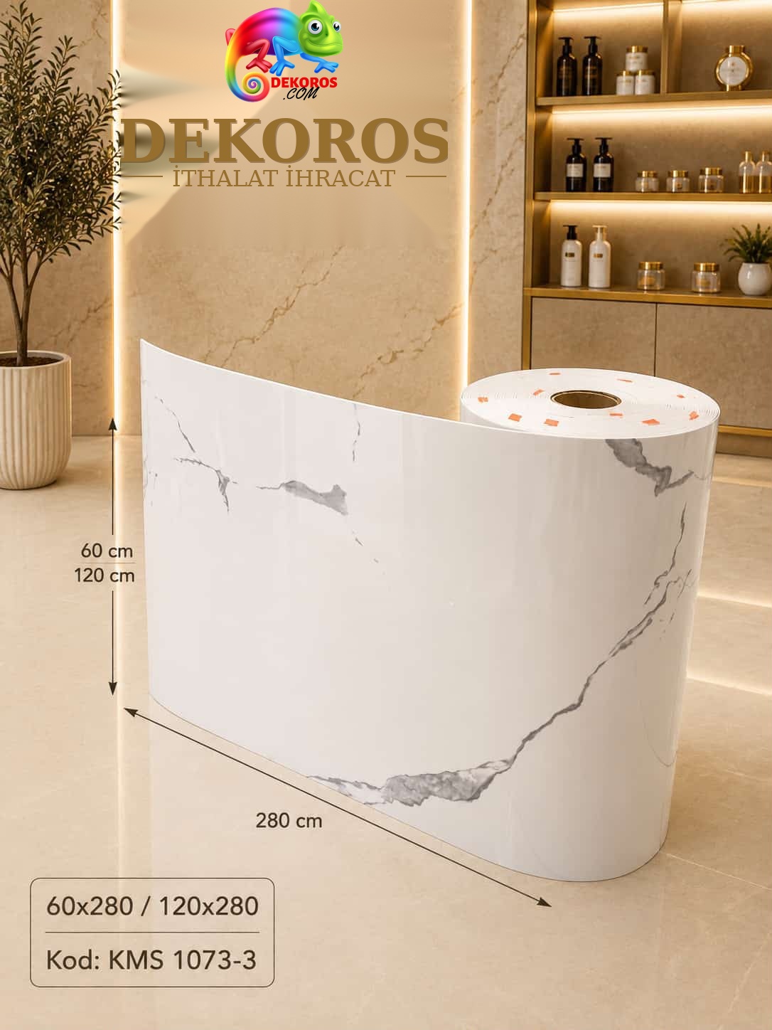 Kendinden yapışkanlı mermer panel
