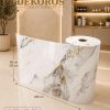 Kendinden yapışkanlı mermer panel Beyaz Gri Gold DKS595