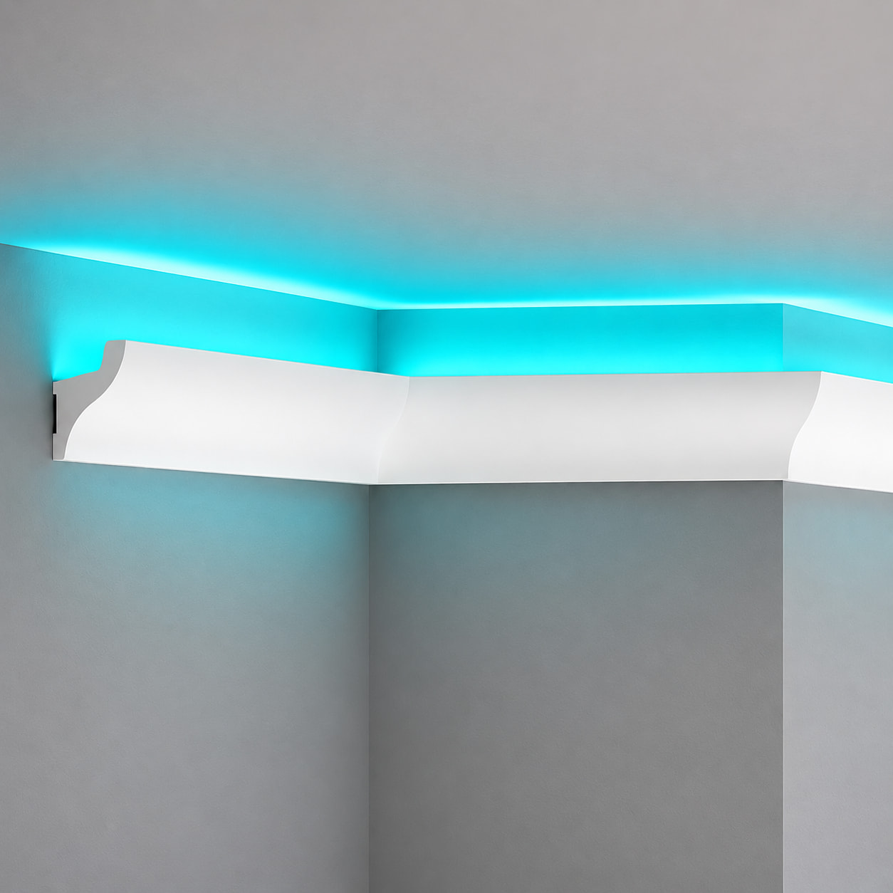 ACL-006 beyaz polimer LED’li kartonpiyer ve tavanda gizli aydınlatma