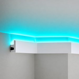 ACL-009 boyanabilir beyaz LED’li kartonpiyer tavan ışık bandı uygulaması